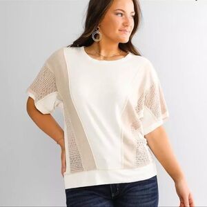 BKE raw edged piece top